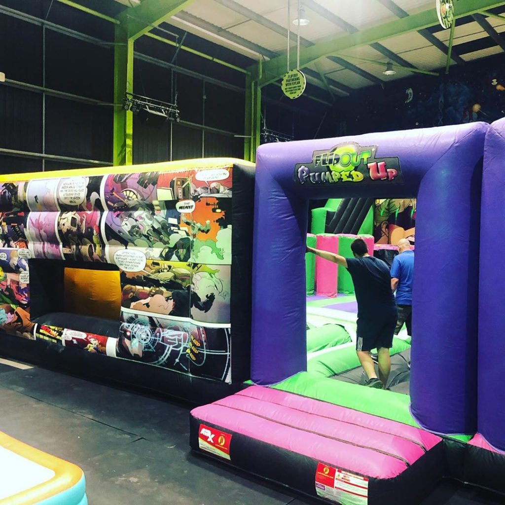 Flip Out in Bristol - Inflatable Thene Parks