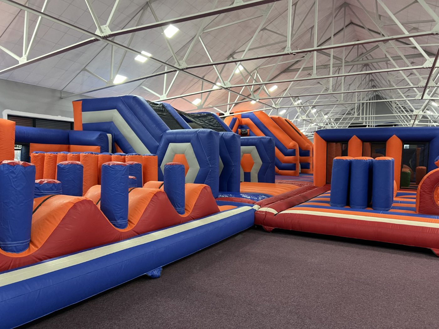 Our inflatable theme part at Adventure Planet in Glasgow