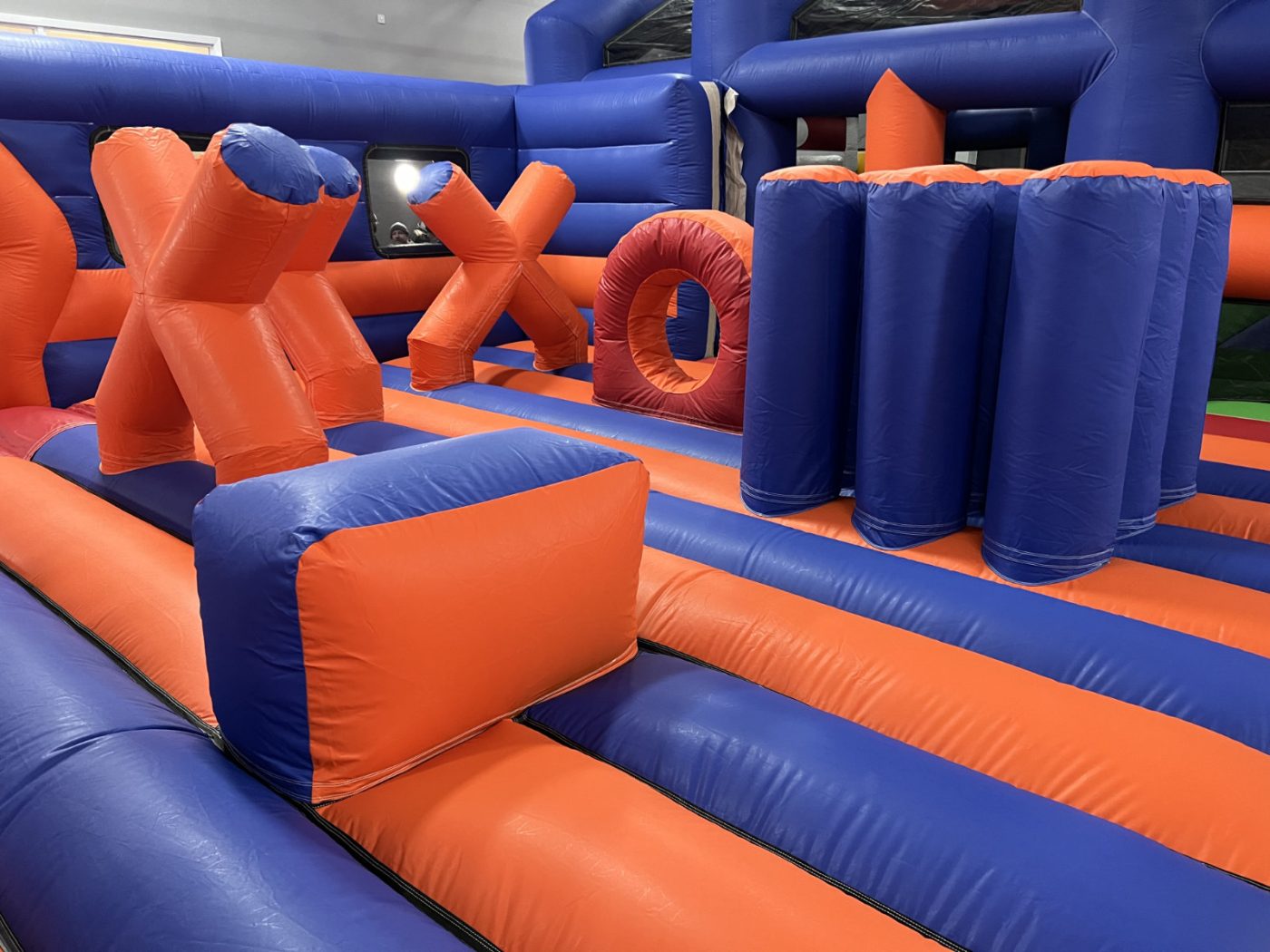 Noughts and crosses inflatables at Adventure Planet in Glasgow