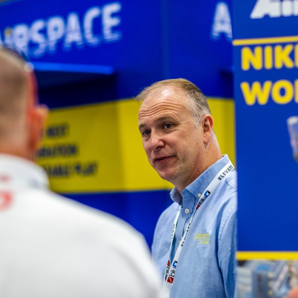 Jon on the Airspace stand