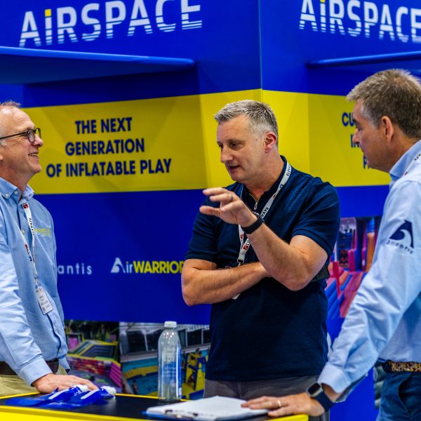 Airspace Solutions team on the stand at Elevate