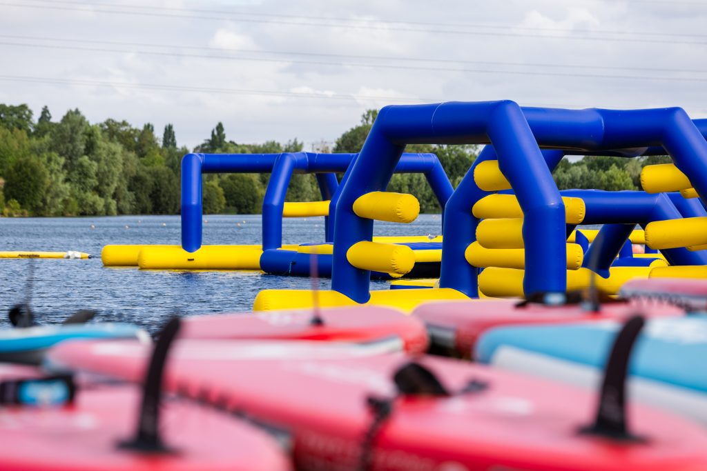 Airspace solutions paddleboard course at Boxt Park