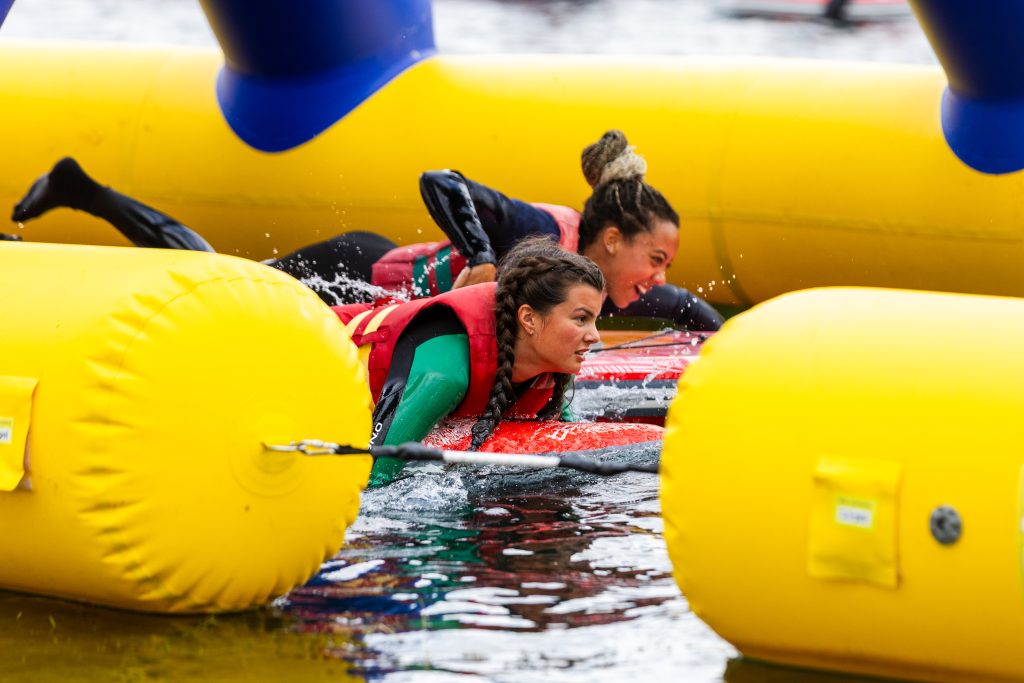 Airspace solutions paddleboard course at Boxt Park