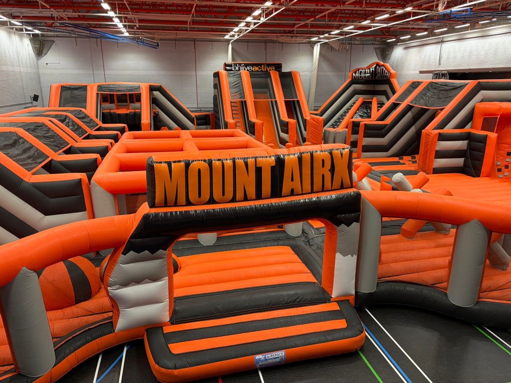The entrance to Mount AirX Inflatable Theme Park